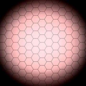 Seamless pattern of the hexagonal net Stock Illustration