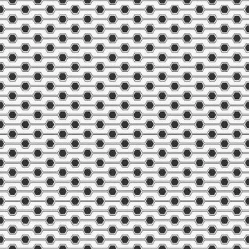 Seamless Pattern of Hexagone, Vector Seamless Geometry Pattern for Postcards, Stockillustratie
