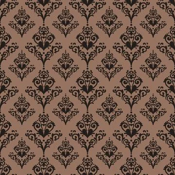 Seamless pattern for high end fashion fabric, luxury textile prints, and de.. Stockillustratie