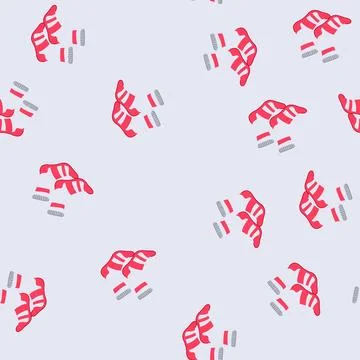 Seamless pattern high socks soccer cartoon vector Stock Illustration