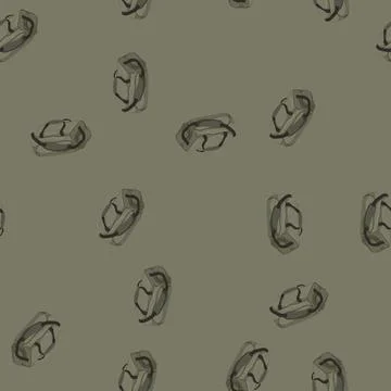 Seamless pattern hiking bag camp cartoon vector Stock Illustration