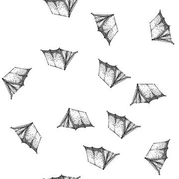 Seamless pattern hiking camping tent sketch hand drawn Stock Illustration
