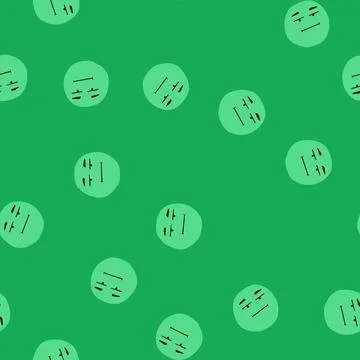 Seamless pattern hilarious comic face cartoon vector Illustrazione stock