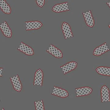 Seamless pattern hinges ancient medieval door cartoon vector 库存插图