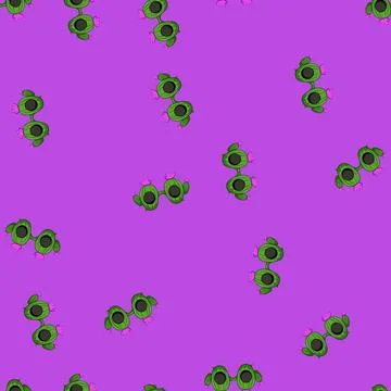 Seamless pattern hipster party glasses cartoon vector 스톡 일러스트