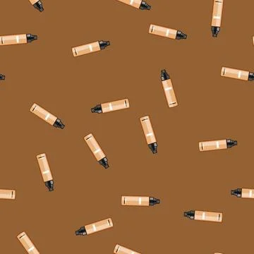 Seamless pattern hold setting spray cartoon vector 스톡 일러스트