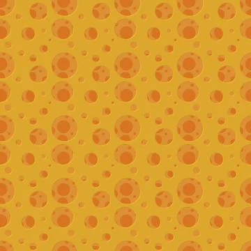 Seamless pattern with holes like a cheese Illustrazione stock