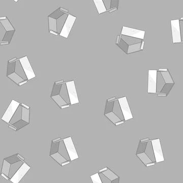 Seamless pattern holiday cookie cutter cartoon vector イラスト素材