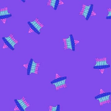 Seamless pattern holiday pinata cartoon vector 스톡 일러스트