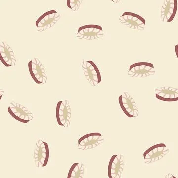 Seamless pattern home cat house tree cartoon vector イラスト素材