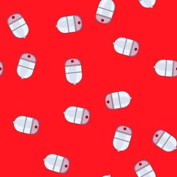 Seamless pattern home egg cooker cartoon vector イラスト素材