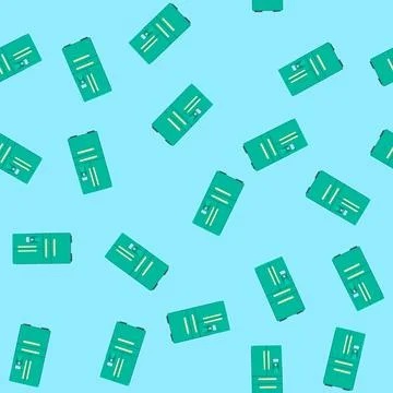 Seamless pattern home fridge cartoon vector Illustrazione stock