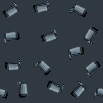 Seamless pattern home water filter cartoon vector Stock Illustration