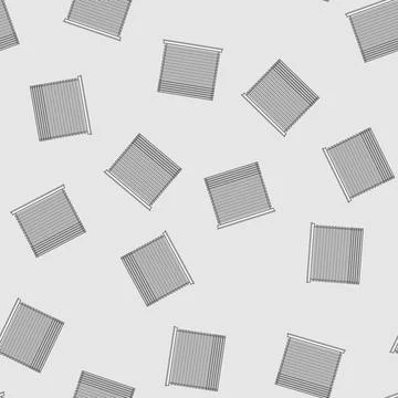Seamless pattern Home window blinds providing privacy and light control Stock Illustration