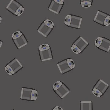 Seamless pattern homemade bread maker cartoon vector Stock Illustration