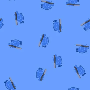 Seamless pattern homemade tortilla press cartoon vector Stock Illustration