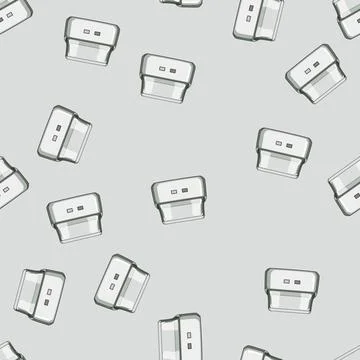 Seamless pattern homemade yogurt maker cartoon vector Stock Illustration