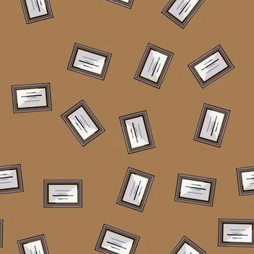 Seamless pattern honor diploma cartoon vector 库存插图