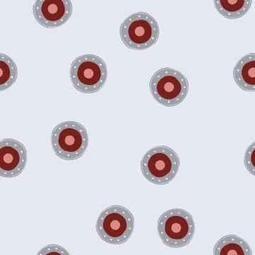 Seamless pattern honor shield knight cartoon vector Stock Illustration