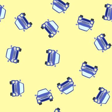 Seamless pattern hood car front cartoon vector イラスト素材