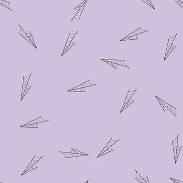Seamless pattern horror cobweb cartoon vector イラスト素材