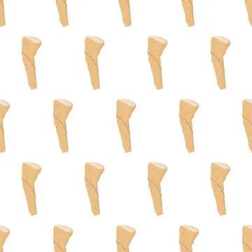 Seamless pattern with horseradish root. Stock Illustration