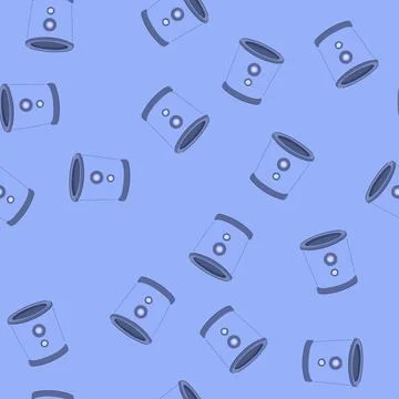 Seamless pattern hot fryer cooking cartoon vector Stock Illustration