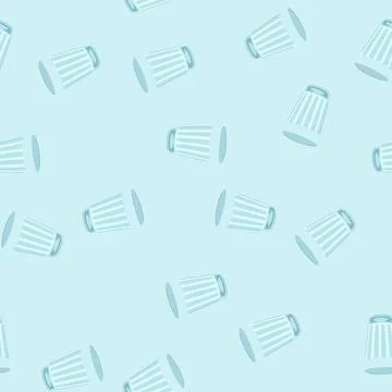 Seamless pattern hot glass cup cartoon vector Stockillustratie