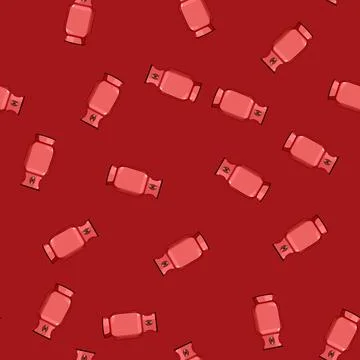 Seamless pattern hot stove fuel cartoon vector 스톡 일러스트