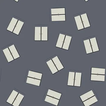 Seamless pattern hotel shower cabin cartoon vector Stock Illustration