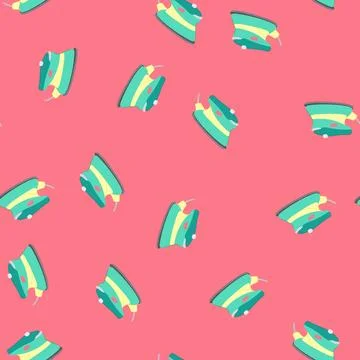 Seamless pattern house iron laundry cartoon vector Stock Illustration