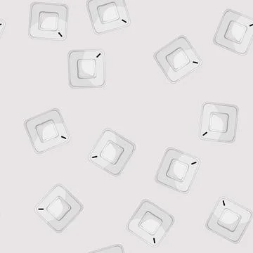 Seamless pattern house smoke detector cartoon vector Stock Illustration