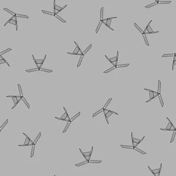 Seamless pattern housework clothes drying rack cartoon vector Stock Illustration