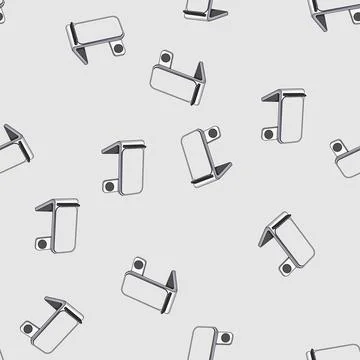 Seamless pattern hub multi device charging station cartoon vector Stock Illustration