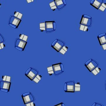 Seamless pattern hvac vacuum pump cartoon vector Stock Illustration