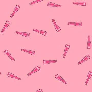 Seamless pattern hydrating hair conditioner cartoon vector 스톡 일러스트