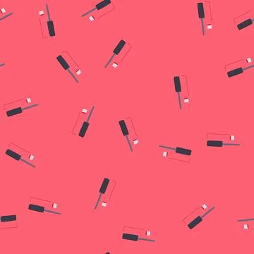 Seamless pattern hydrating lip gloss cartoon vector 스톡 일러스트