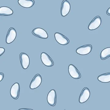 Seamless pattern hydration water drops cartoon vector Illustrazione stock