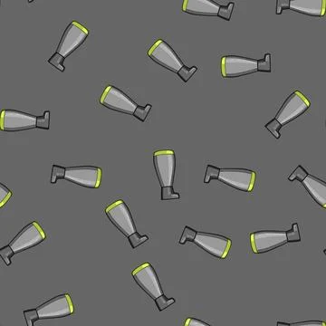 Seamless pattern hygiene liquid soap dispenser cartoon vector Stockillustratie
