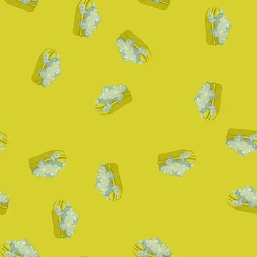 Seamless pattern hygiene sponge kitchen cartoon vector Illustrazione stock