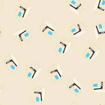 Seamless pattern hygiene uv light sanitizer medical cartoon vector Stock Illustration