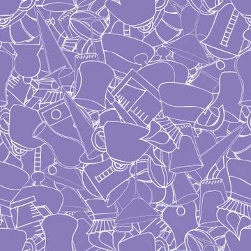 Seamless pattern with ice cream Stock Illustration