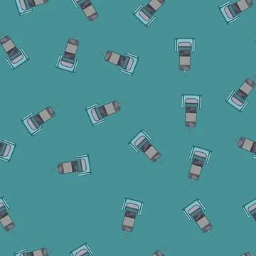 Seamless pattern ignite toiletry bag cartoon vector Stock Illustration