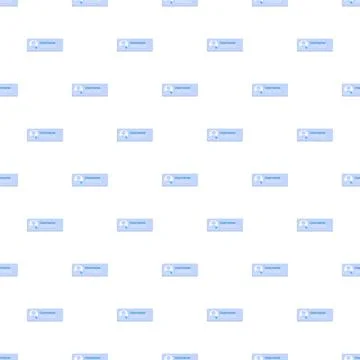 Seamless pattern illustrating username login input fields Stock Illustration