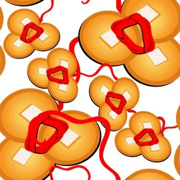 Seamless pattern Stock Illustration