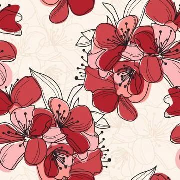 Seamless pattern Stock Illustration