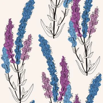 Seamless pattern Illustrazione stock