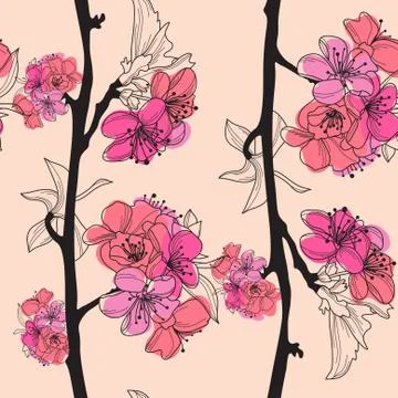 Seamless pattern Stock Illustration