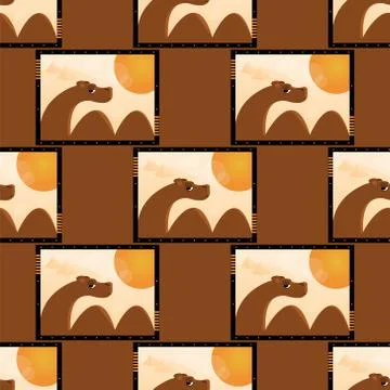 Seamless pattern Stock Illustration