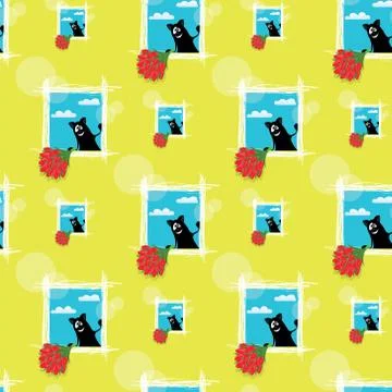 Seamless pattern Stock Illustration